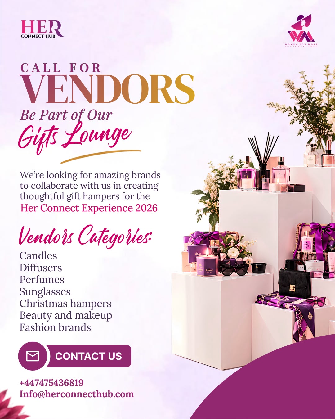 Her Connect Experience 2026 Official Event Flyer